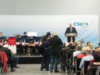 Horst Seehofer während seiner Rede